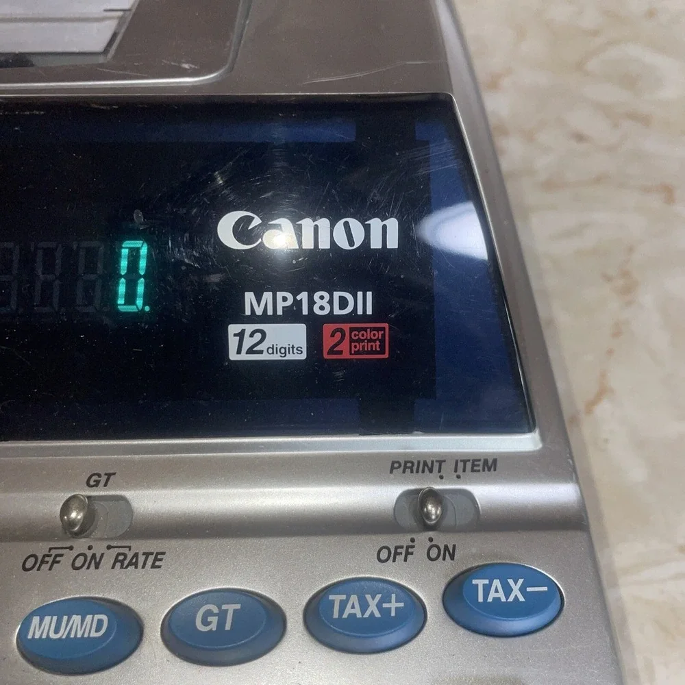 Canon‎ MP18D II Basic Calculator